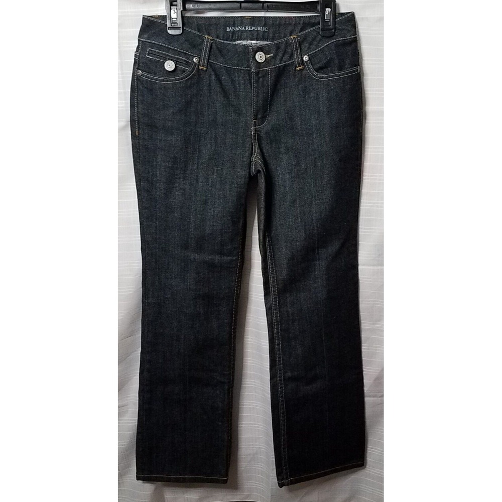 Banana Republic Women's 31x29 Blue‎ Dark Wash Denim Tag Missing